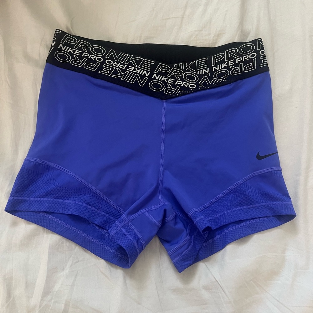 royal blue nike pros w/ crossover band